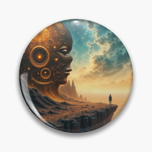 Item preview, Cosmic Mind Cliff – Surreal Sci‑Fi Vision designed and sold by FotoworldEdel.
