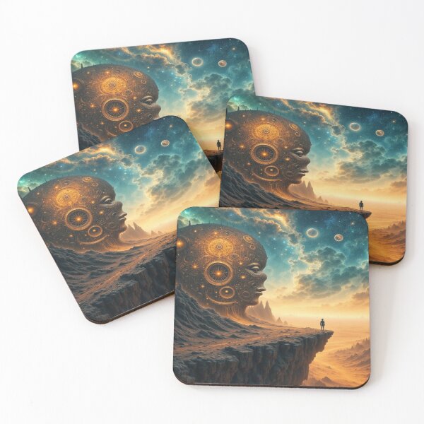 Item preview, Cosmic Mind Cliff – Surreal Sci‑Fi Vision designed and sold by FotoworldEdel.