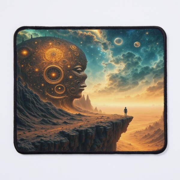 Item preview, Cosmic Mind Cliff – Surreal Sci‑Fi Vision designed and sold by FotoworldEdel.