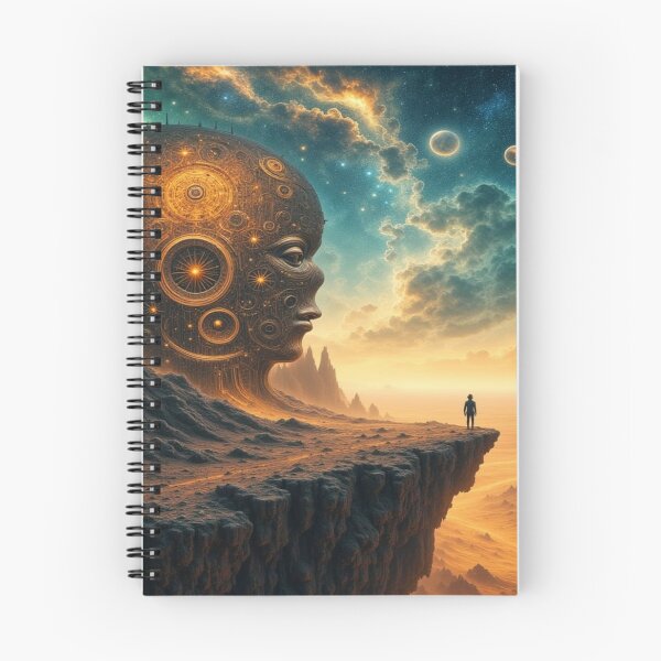 Item preview, Cosmic Mind Cliff – Surreal Sci‑Fi Vision designed and sold by FotoworldEdel.