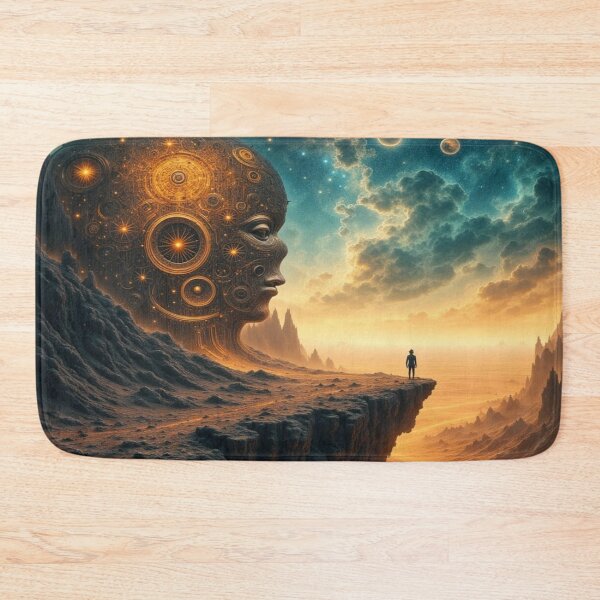 Item preview, Cosmic Mind Cliff – Surreal Sci‑Fi Vision designed and sold by FotoworldEdel.