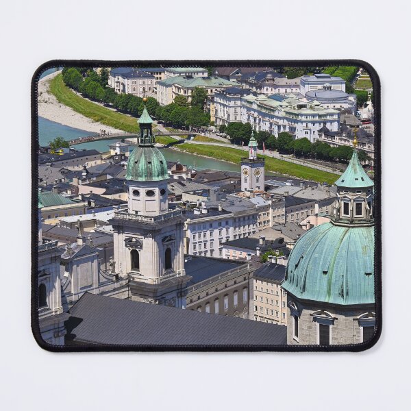 Item preview, Catholic Cathedral in Salzburg,view from Hohensalzburg fortress, Salzburgerland, Austria designed and sold by goceris.