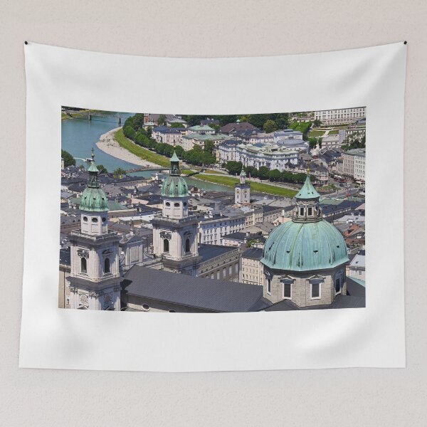 Item preview, Catedral católica de Salzburgo, vista desde la fortaleza de Hohensalzburg, Salzburgerland, Austria designed and sold by goceris.