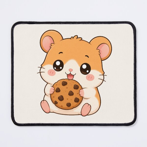 Item preview, Cute Hamster Chocolate Chip Cookie Baking Art designed and sold by Seculinator.