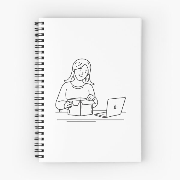 Item preview, Person Unpacking Box Beside Laptop designed and sold by rasagamastore.