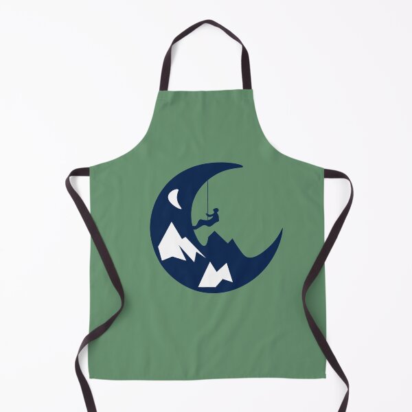 Item preview, Climbing the Moon | Minimalist Mountaineering & Rock Climbing Art designed and sold by Andriana123.