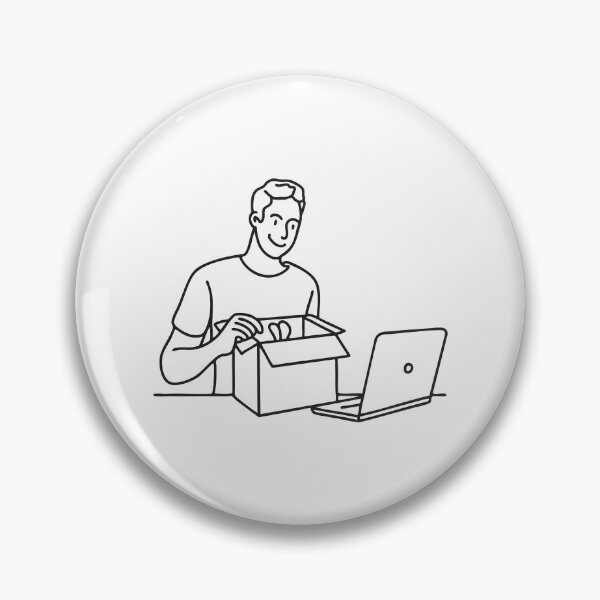 Item preview, Copy of Person Unboxing Package Near Laptop designed and sold by rasagamastore.