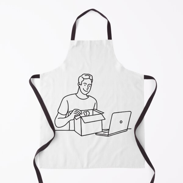 Item preview, Copy of Person Unboxing Package Near Laptop designed and sold by rasagamastore.