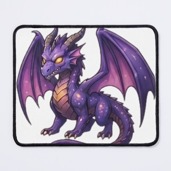 Item preview, Cute Purple Baby Dragon designed and sold by DailyDoodlesBySumbul.