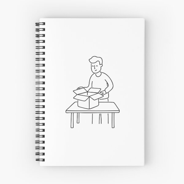 Item preview, Person Unboxing Package on Wooden Table designed and sold by rasagamastore.