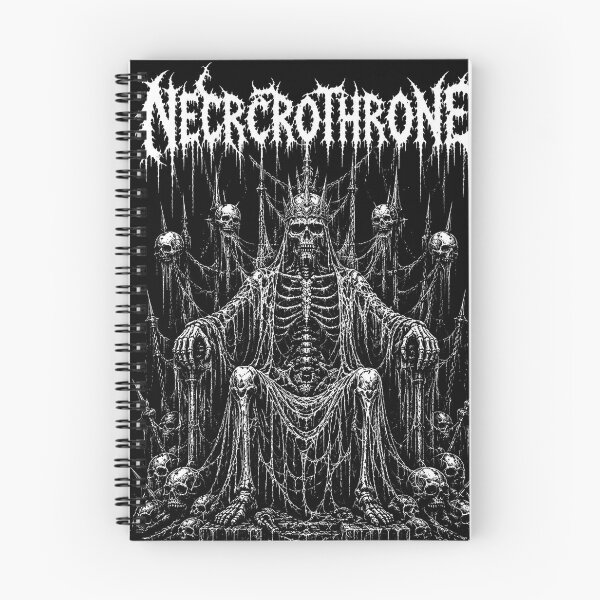 Item preview, NECROTHRONE | Vintage Death Metal T-Shirt | Kingdom Of Decay | RetroCrypt Studio designed and sold by RetroCrypt Studio.