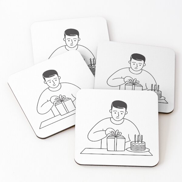 Item preview, Person Opening Package on Wooden Table designed and sold by rasagamastore.