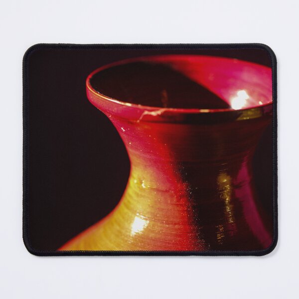 Item preview, red ceramic vase in warm light designed and sold by Isar1.