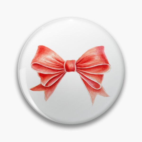 Item preview, Watercolor red ribbon bow  designed and sold by Sarah Trett.