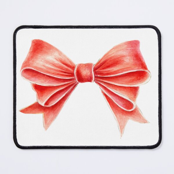 Item preview, Watercolor red ribbon bow designed and sold by Sarah Trett.