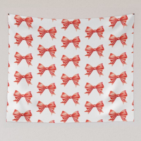 Item preview, Watercolor red ribbon bow  designed and sold by Sarah Trett.