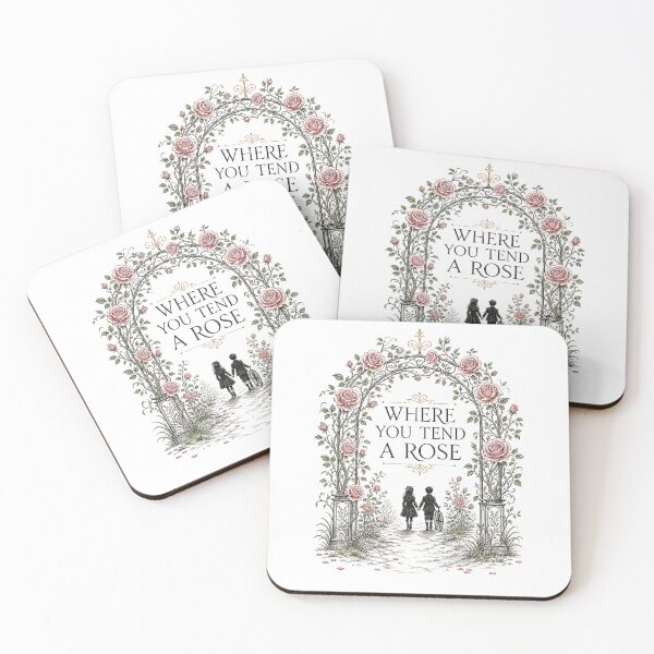 Item preview, Where You Tend A Rose The Secret Garden Gothic Floral Archway designed and sold by Fenay Designs.