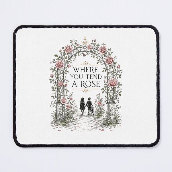 Item preview, Where You Tend A Rose The Secret Garden Gothic Floral Archway designed and sold by Fenay Designs.