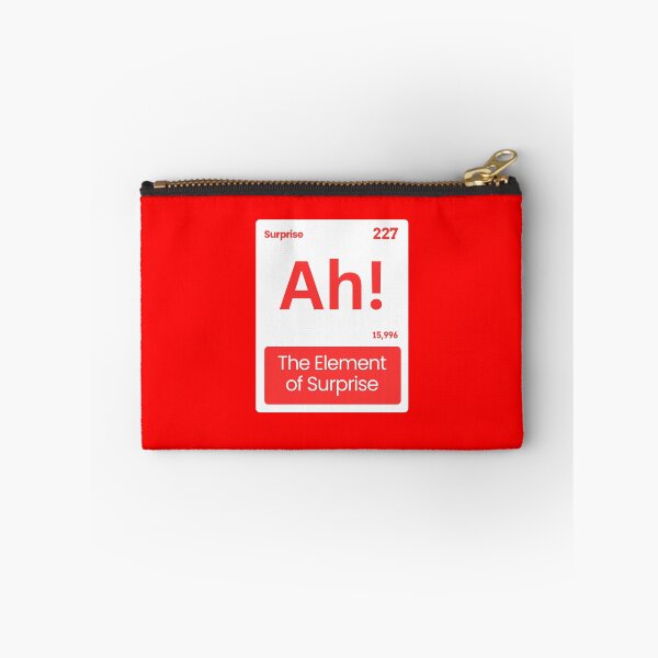 Item preview, Element of Surprise Chemistry Pun Typography Design | Funny Science Joke Gift designed and sold by Pansilu Designs.