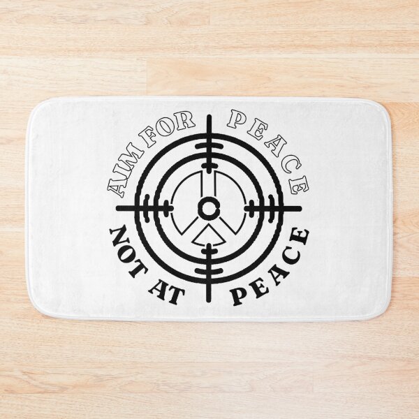 Item preview, Aim FOR PEACE - Not AT PEACE (version 2) designed and sold by FREEKNSTEIN.