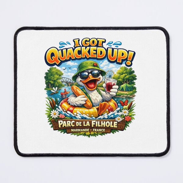 Item preview, I Got Quacked Up! Funny Duck T-Shirt – Parc de La Filhole Marmande France Travel Shirt | Cute Camping & Kayaking Vacation Souvenir Graphic Tee designed and sold by Sushikidsntod.