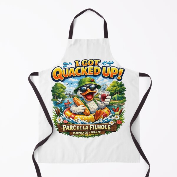 Item preview, I Got Quacked Up! Funny Duck T-Shirt – Parc de La Filhole Marmande France Travel Shirt | Cute Camping & Kayaking Vacation Souvenir Graphic Tee designed and sold by Sushikidsntod.