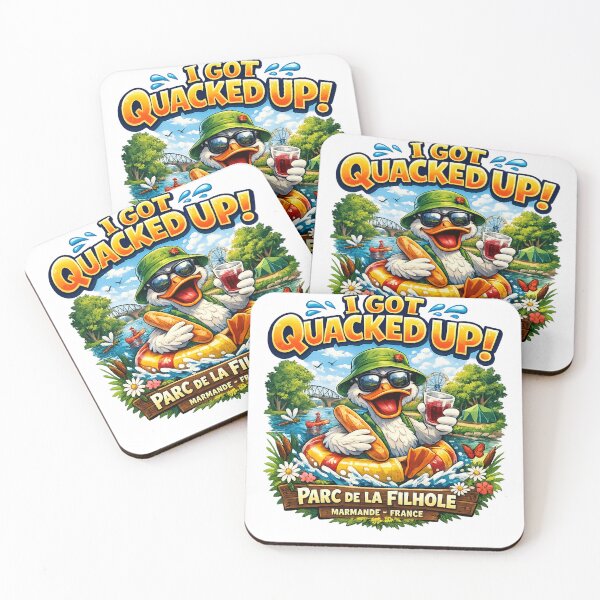 Artikelvorschau, I Got Quacked Up! Funny Duck T-Shirt – Parc de La Filhole Marmande France Travel Shirt | Cute Camping & Kayaking Vacation Souvenir Graphic Tee entworfen und verkauft von Sushikidsntoddlers.