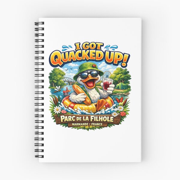 Item preview, I Got Quacked Up! Funny Duck T-Shirt – Parc de La Filhole Marmande France Travel Shirt | Cute Camping & Kayaking Vacation Souvenir Graphic Tee designed and sold by Sushikidsntod.