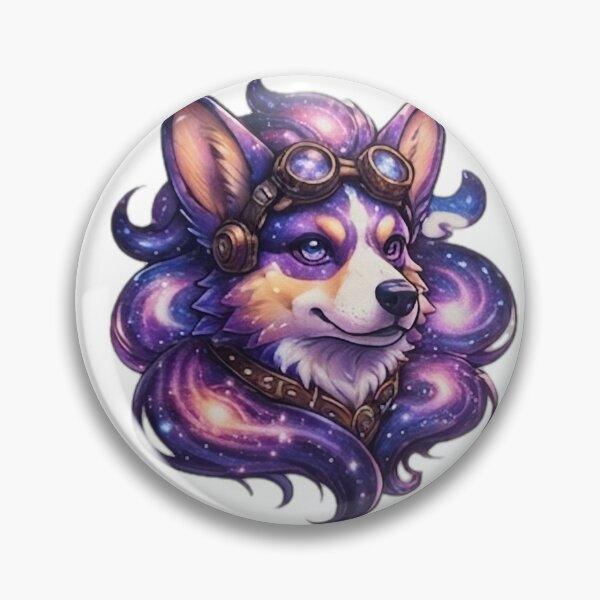Item preview, Galaxy Corgi Dog designed and sold by DailyDoodlesBySumbul.