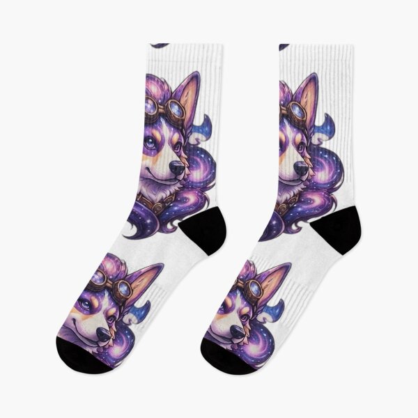 Item preview, Galaxy Corgi Dog designed and sold by DailyDoodlesBySumbul.