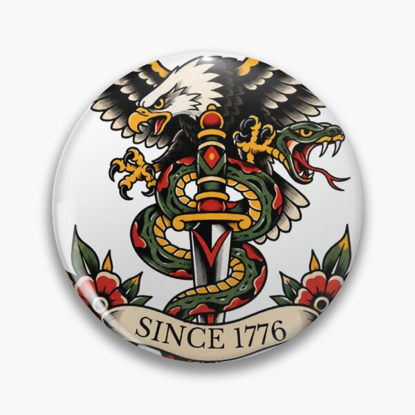 Item preview, Old School Patriotic Since 1776 designed and sold by Piising.