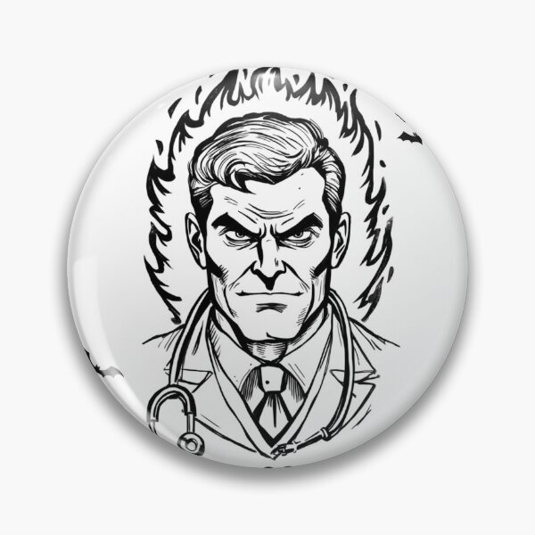 Item preview, Doctors Are Superheroes Vintage Comic Flame Design designed and sold by Pablo70 Store.