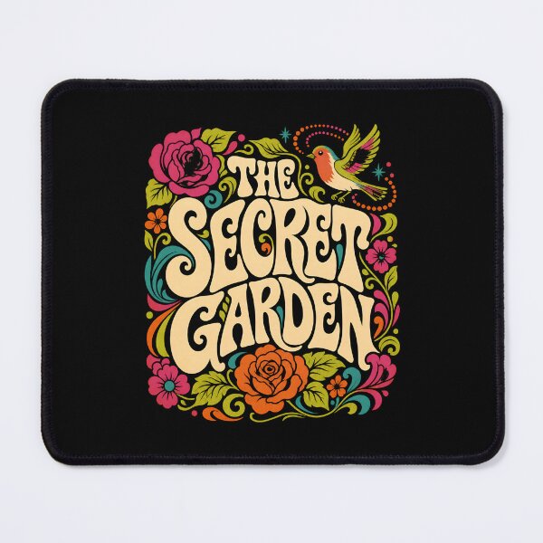 Item preview, The Secret Garden Retro 70s Psychedelic Floral Groovy Design designed and sold by Fenay Designs.