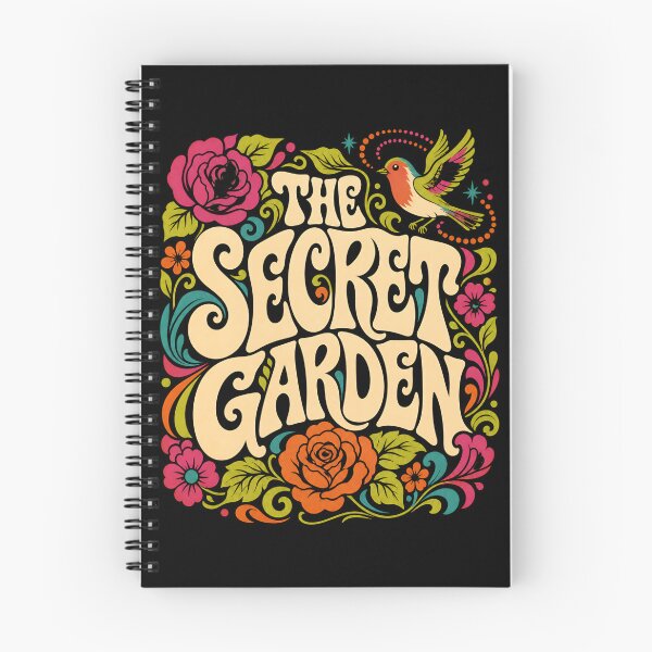 Item preview, The Secret Garden Retro 70s Psychedelic Floral Groovy Design designed and sold by Fenay Designs.