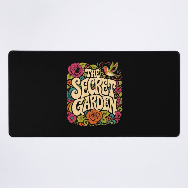 Item preview, The Secret Garden Retro 70s Psychedelic Floral Groovy Design designed and sold by Fenay Designs.