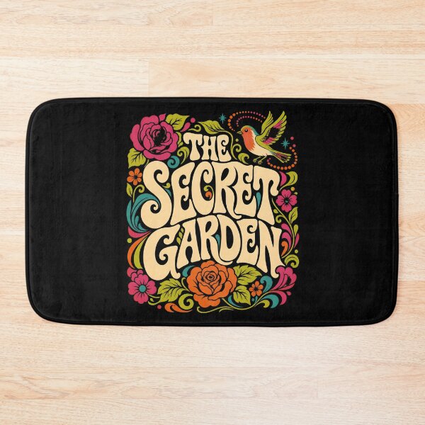 Item preview, The Secret Garden Retro 70s Psychedelic Floral Groovy Design designed and sold by Fenay Designs.