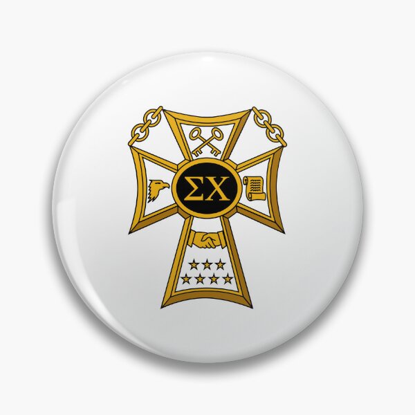 Item preview, Sigma Chi Fraternity Gold Badge Emblem designed and sold by leilaka23.