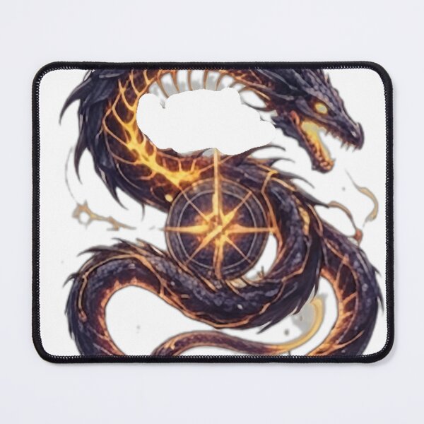 Item preview, Mystic Fire Serpent Dragon designed and sold by DailyDoodlesBySumbul.