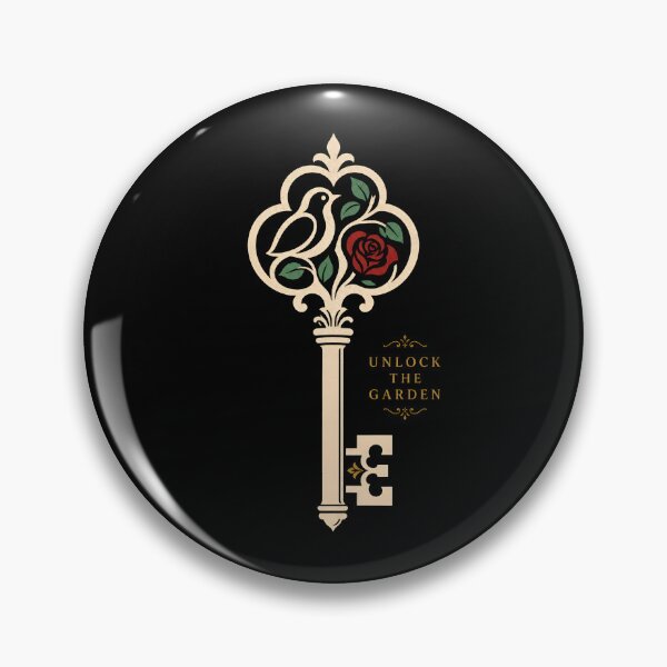 Item preview, Unlock The Garden The Secret Garden Vintage Ornate Key Art designed and sold by Fenay Designs.