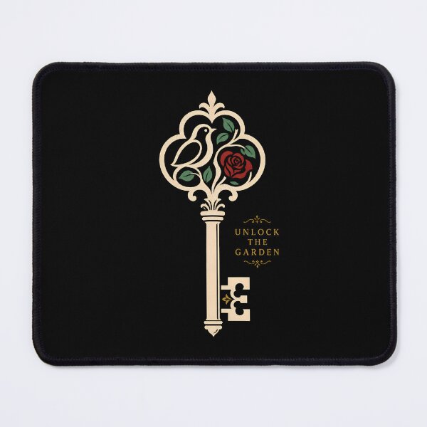 Item preview, Unlock The Garden The Secret Garden Vintage Ornate Key Art designed and sold by Fenay Designs.