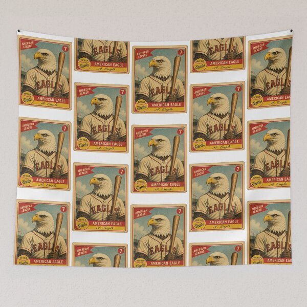 Item preview, Retro American Eagle Baseball designed and sold by Piising.
