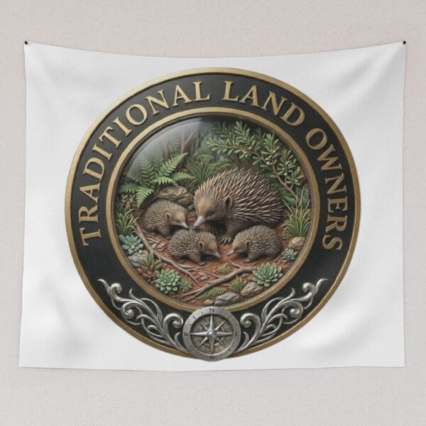 Item preview, Echidna - Traditional Land Owners designed and sold by Kirrindy Designs.