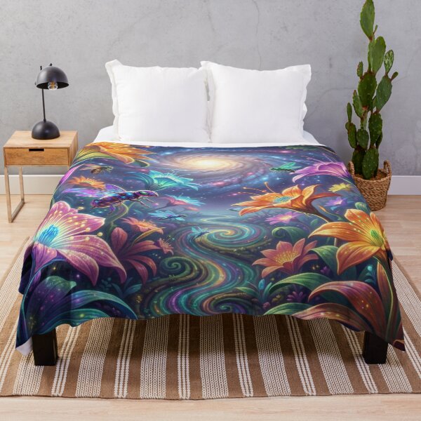 Item preview, Cosmic Bloom Garden – Surreal Fantasy Nature designed and sold by FotoworldEdel.