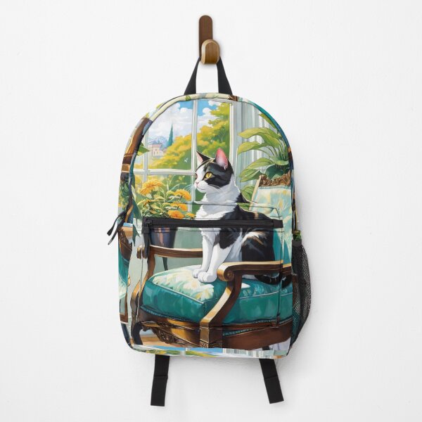 Item preview, Royal Tuxedo Cat in Cooped Garden Room designed and sold by UmSkelig834.