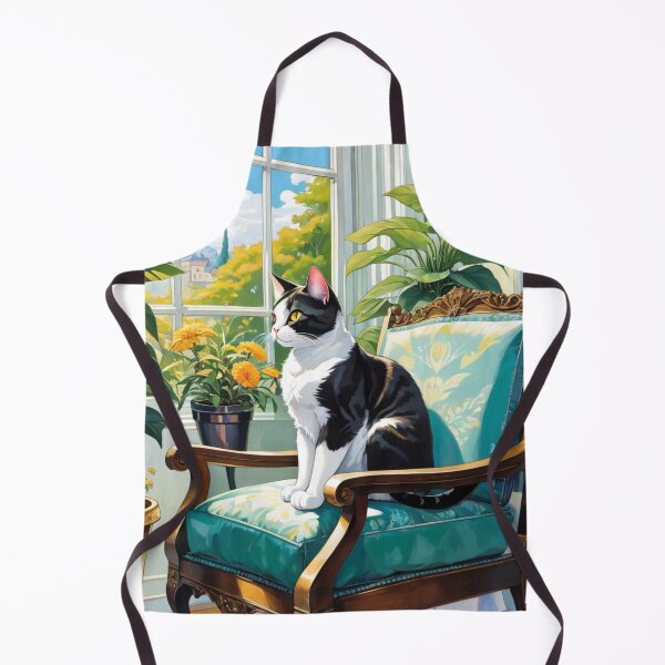 Item preview, Royal Tuxedo Cat in Cooped Garden Room designed and sold by UmSkelig834.