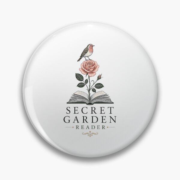 Item preview, Secret Garden Reader Flowers Growing From Book Robin Aesthetic designed and sold by Fenay Designs.