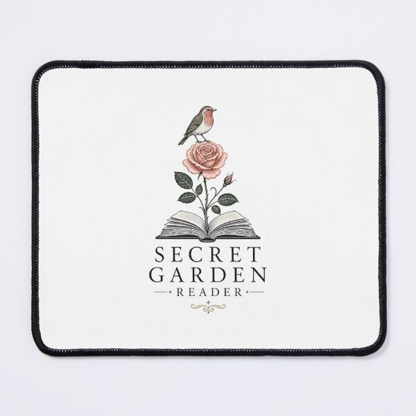 Item preview, Secret Garden Reader Flowers Growing From Book Robin Aesthetic designed and sold by Fenay Designs.