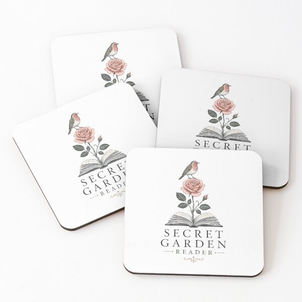 Item preview, Secret Garden Reader Flowers Growing From Book Robin Aesthetic designed and sold by Fenay Designs.