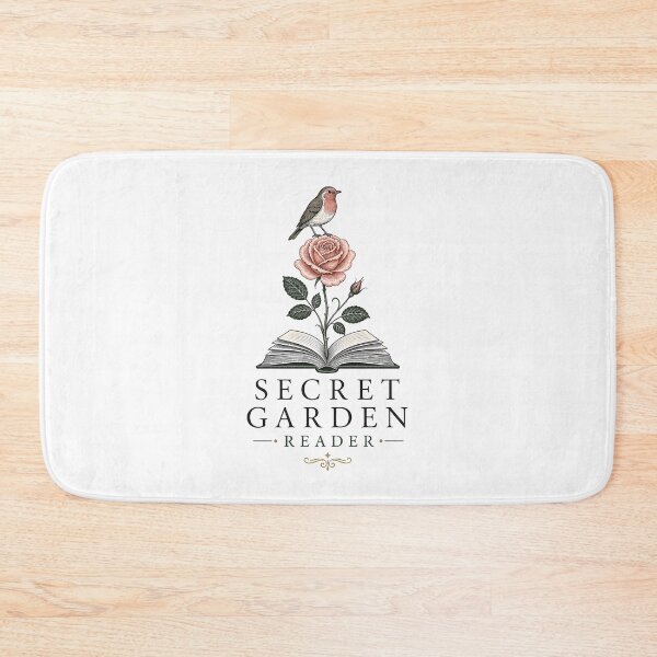 Item preview, Secret Garden Reader Flowers Growing From Book Robin Aesthetic designed and sold by Fenay Designs.