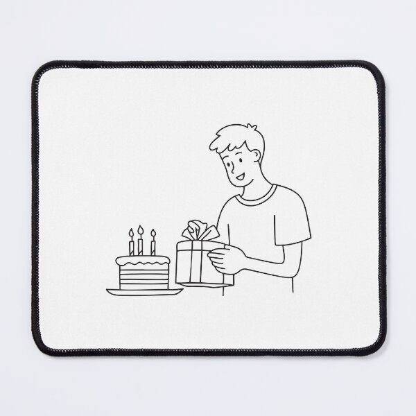 Item preview, Opening Birthday Gift Beside Cake designed and sold by rasagamastore.